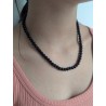 Collier Boule en Obsidienne Œil Céleste